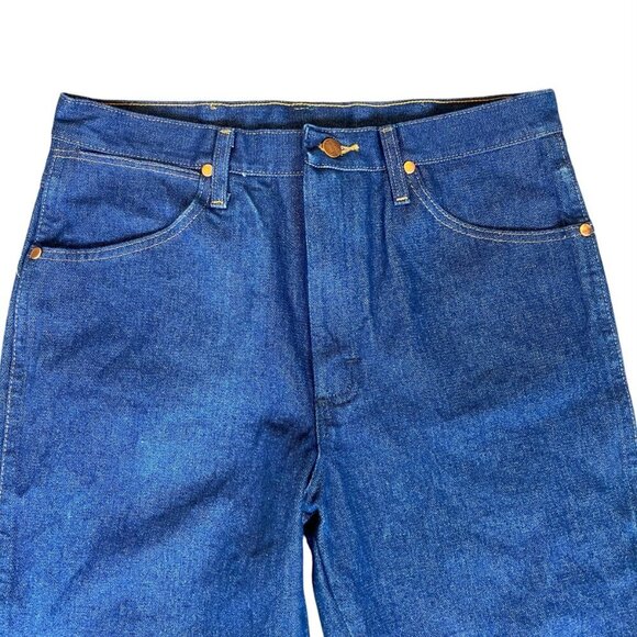 New w/o Tag Wrangler Men's Rigid Slim Cowboy Cut Jeans 33 x 33" 100% Cotton #52X - Picture 5 of 7